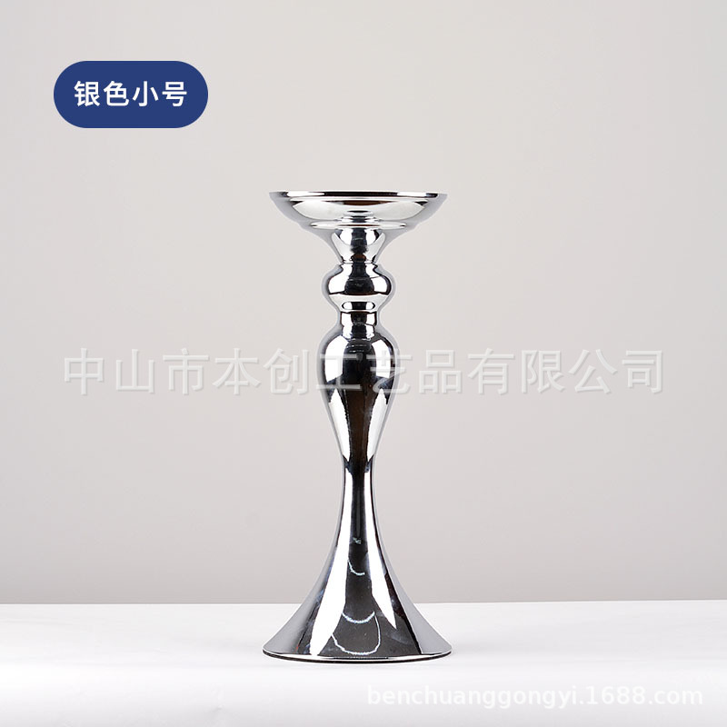 Accesorios de la boda guía carretera florero sirena Europea candelabro vela cena nórdico creativo vela titular Decoración