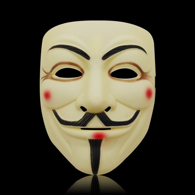 Cross-border especial popular Halloween horror tema V Vendetta máscara V monstruo en forma de V mascarada