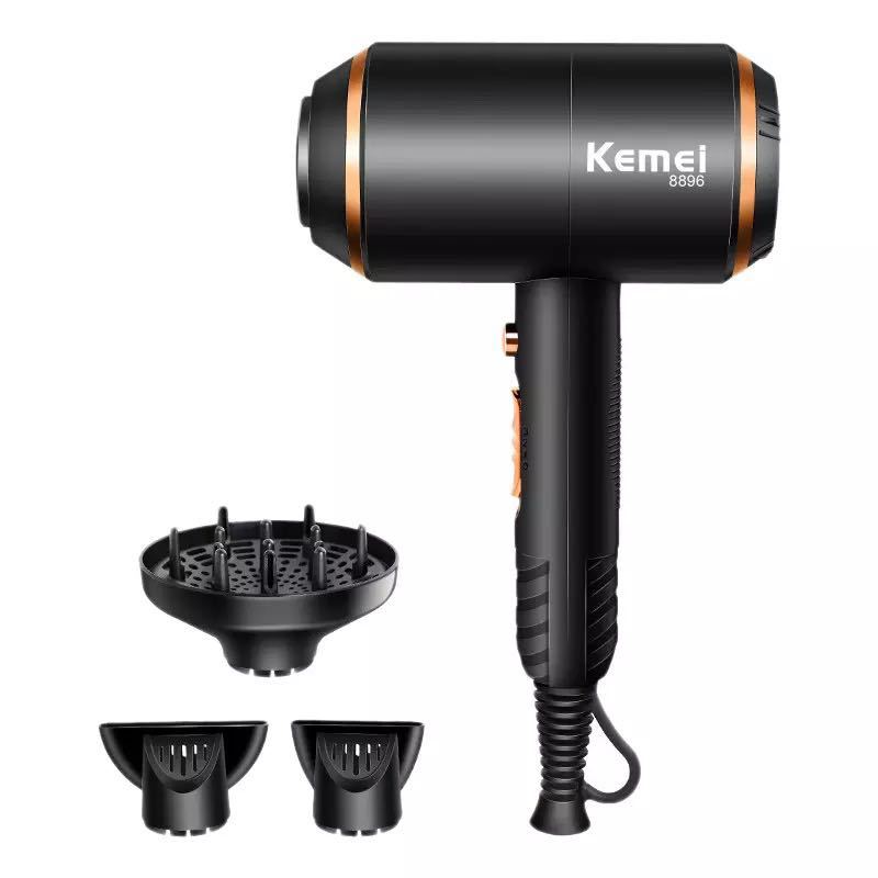 Cross-border hot-selling Kemei hair dryer KM-8896 high-power hair dryer hammer hair dryer big wind 4000W