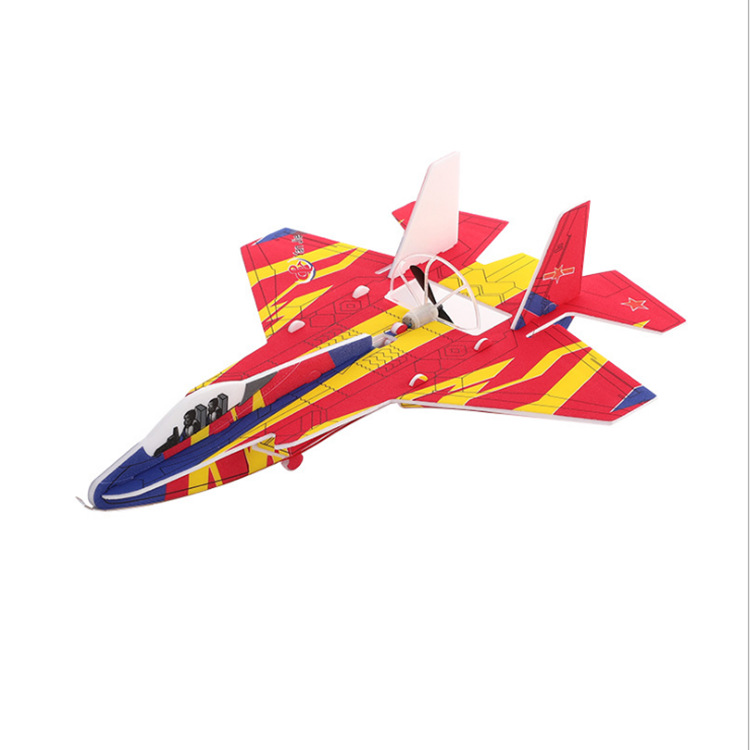 Su27 Mano Eléctrica lanzar aviones de carga USB swing planeador Su35 luchador niños aviones de espuma al por mayor