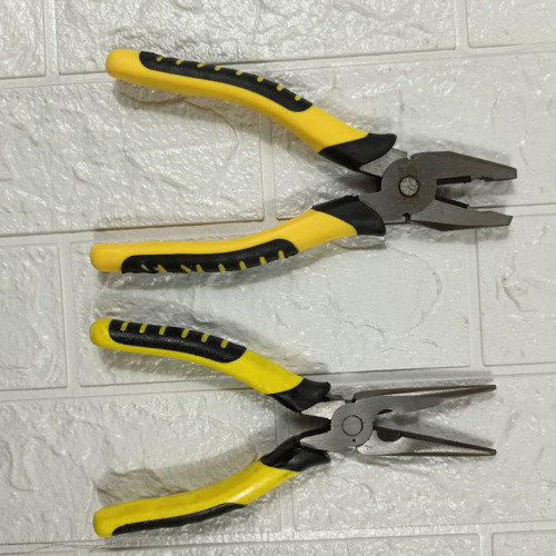 New household steel pliers flat-nose pliers needle-nose pliers 8-inch 20-centimeter steel pliers