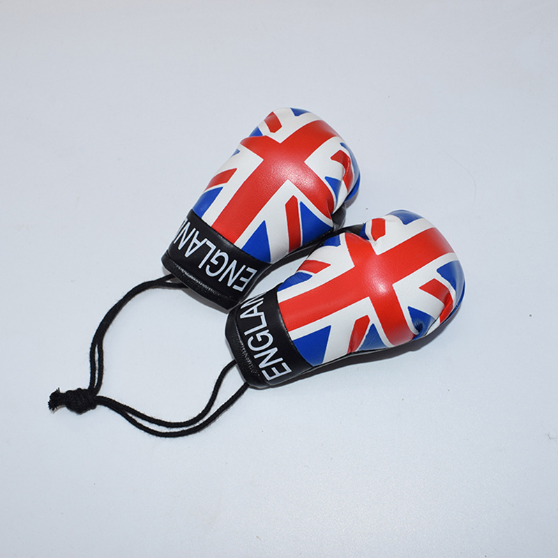 イギリス/ドイツ/イタリア国旗の手袋のペンダントはミニボクシングの手袋の自動車の中のペンダントの装飾品をシミュレーションします。|undefined
