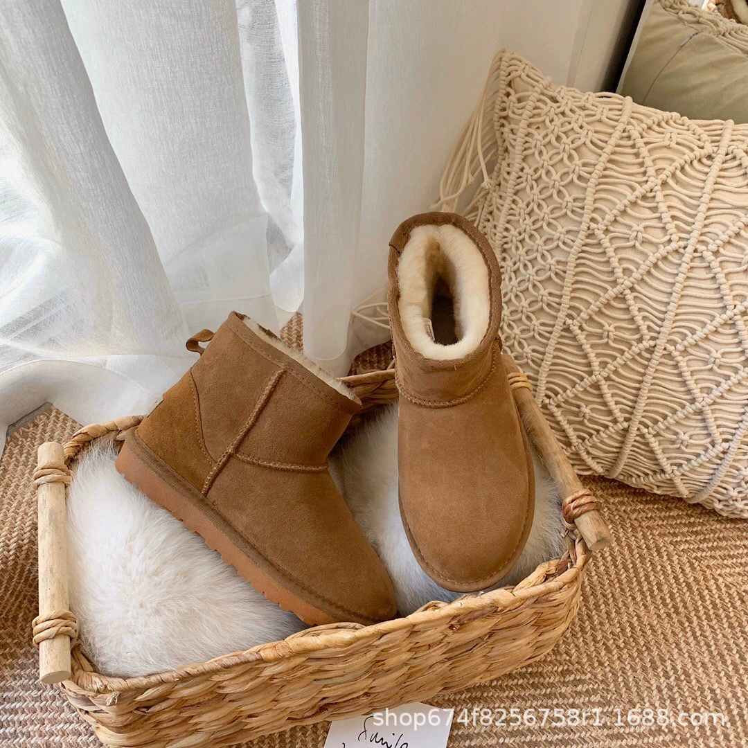 Трансграничные поставки, универсальный короткоствольный воловий снежный хлопок 5854 5825 5815 снежные сапоги противоскользящие толстые женские сапоги