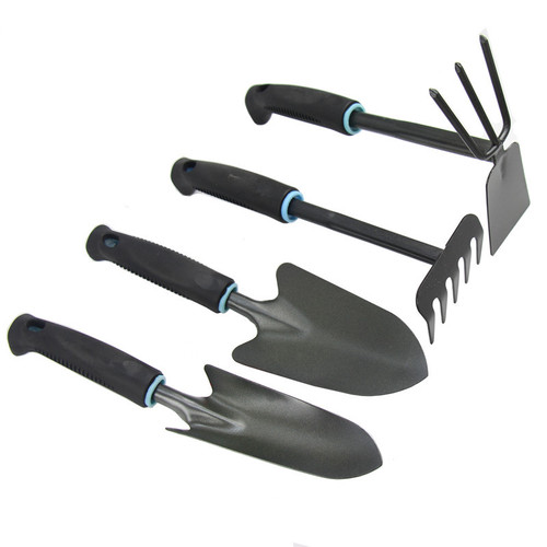 Thickened gardening set for growing flowers and vegetables, shovel, flower spade, dual-purpose hoe, potted plant, succulent, large three-piece set