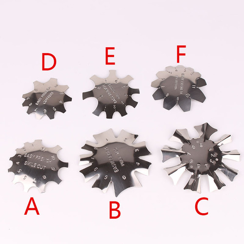 French manicure steel plate, new French manicure shaping steel plate model, various stainless steel molds for crystal nail making