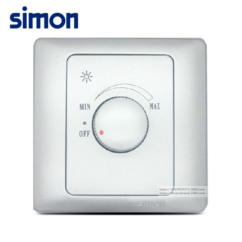 simon/西蒙 调光开关（亮银色）45E101-57