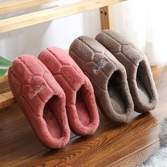 New Women's Winter Home Warm Cotton Slippers Bulk Thick Anti-Slip Plush Cotton Shoes