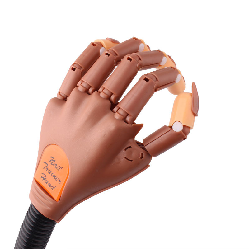 Manos articulares de manicura, manios articulares flexibles y móviles, con soporte, 1 paquete de manios articulares de manicura