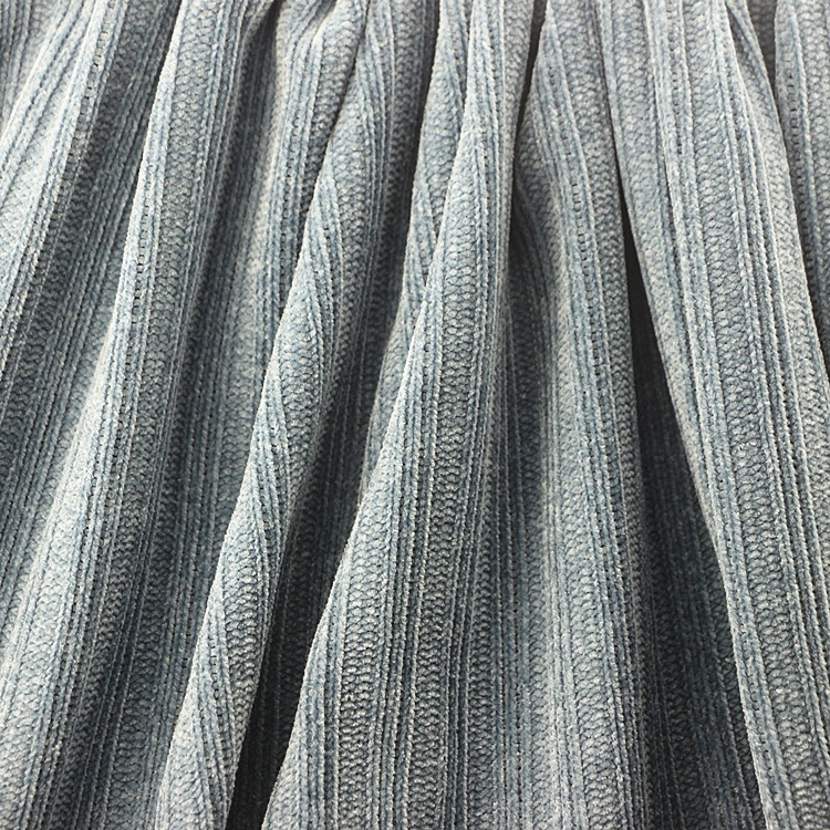 粗针罗纹雪尼尔半边绒布针织纬编全涤粗针螺纹罗纹雪尼尔半边绒布