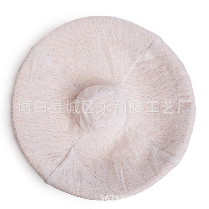 Cesta de fermentación de pan de ratán natural Cuenco de fermentación europeo Tejido de ratán indonesio Bolsa Europea Cesta de almacenamiento tejida a mano Fábrica al por mayor