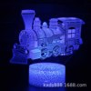 Train, fire tank, bus, LED colorful table lamp, touch creative night light, fire truck, 3D