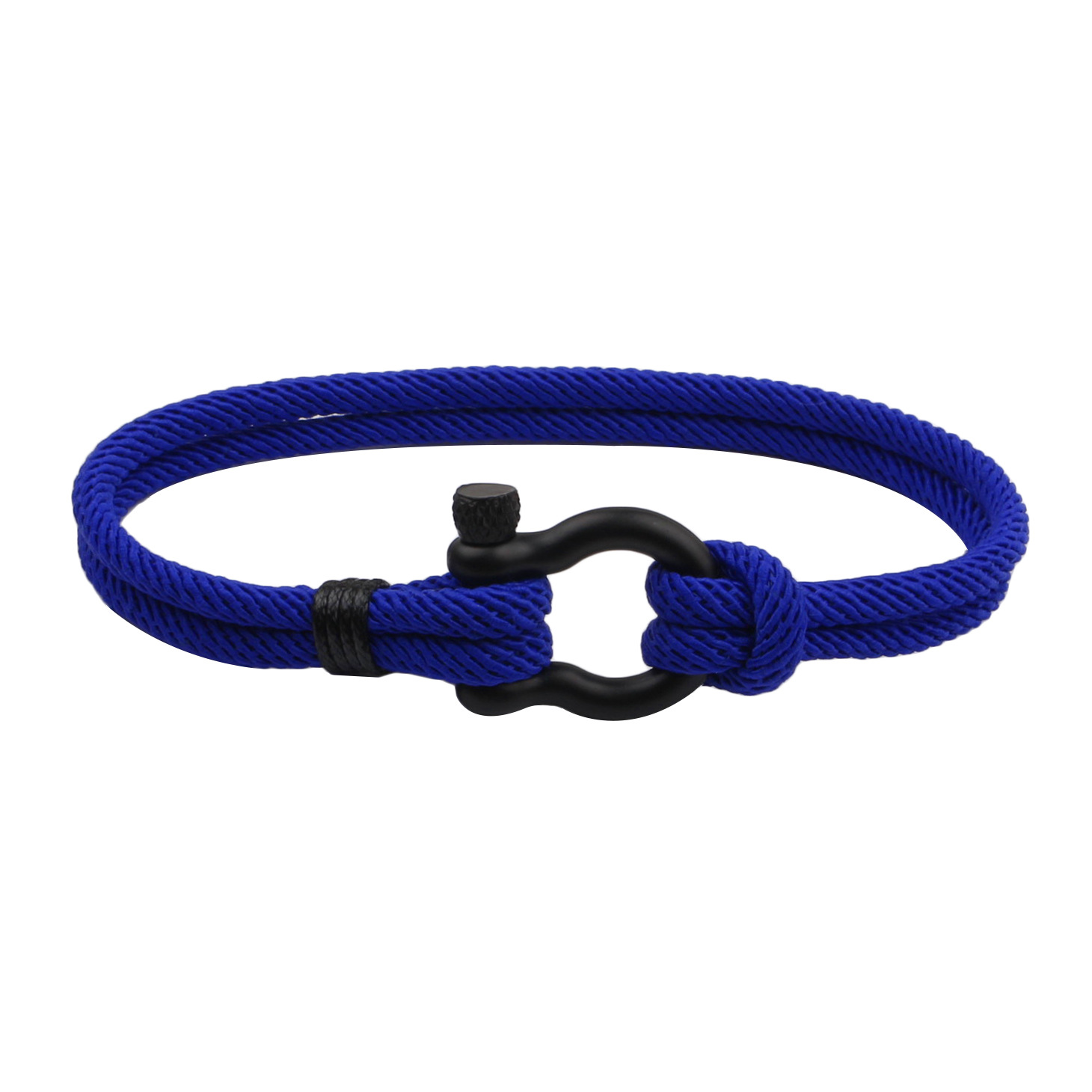 Nueva LÍNEA DE Milán de acero inoxidable negro pulsera de playa joyería simple rojo año de nacimiento pulsera pareja