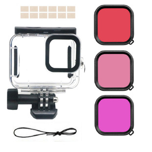 gopro9 10 11 12 waterproof shell Hero camera diving protective shell lens-free 45 m waterproof shell