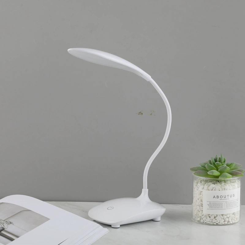 LED обучающий стол для чтения студентам в кровати, аккумуляторная батарея, настольная лампа