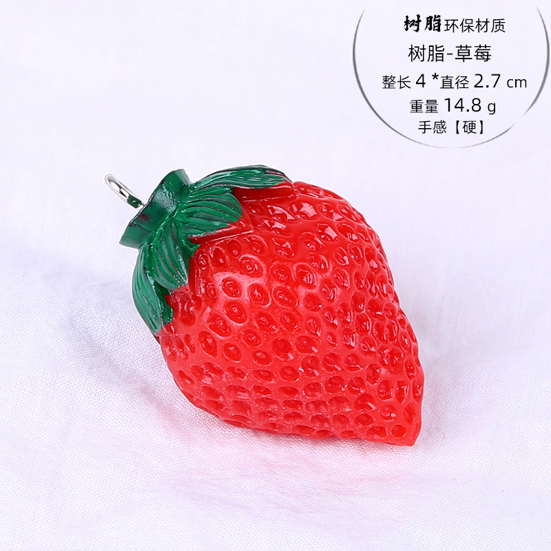 Resin strawberry