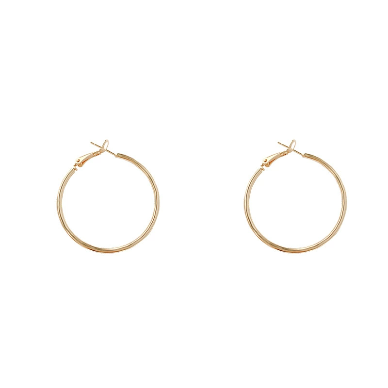 Серьги из стерлингового серебра 925 с иглой, европейский стиль, размеры 3–7 см, золото или серебро