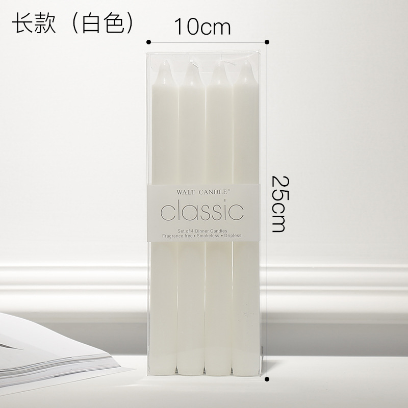 C29-White-25cm straight pole