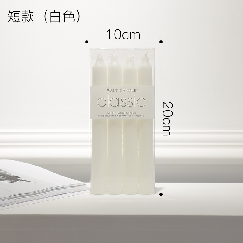 C29-White -20cm straight pole