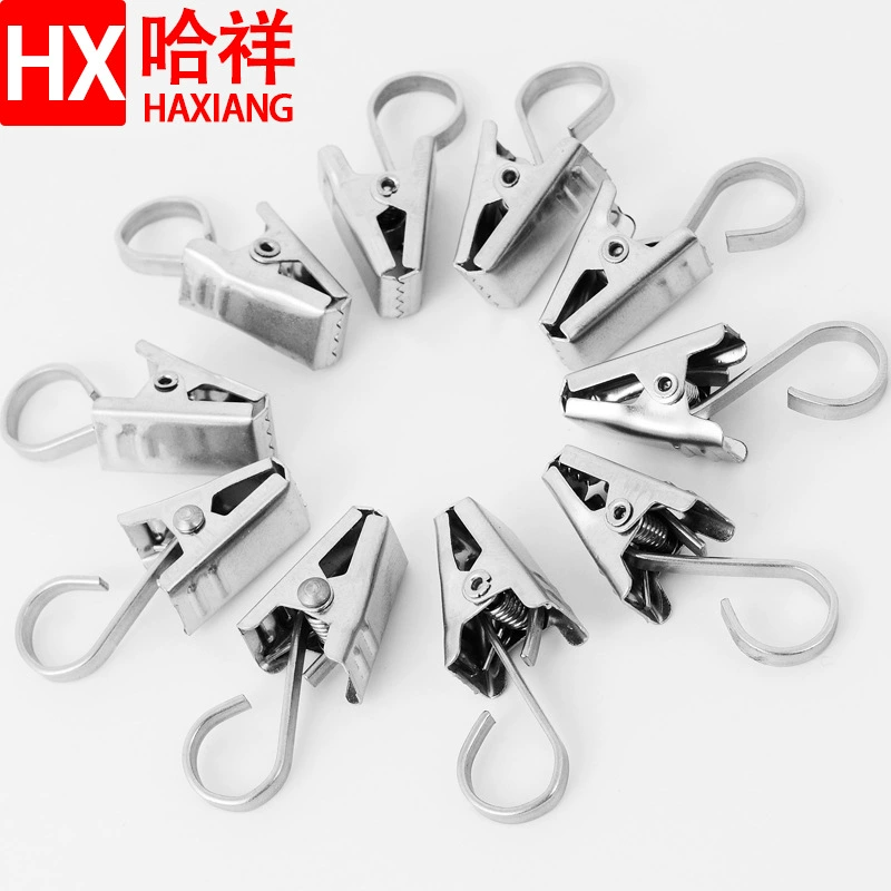 430 из нержавеющей стали плоский крюк зажим для штор зажим для душа зажим для штор