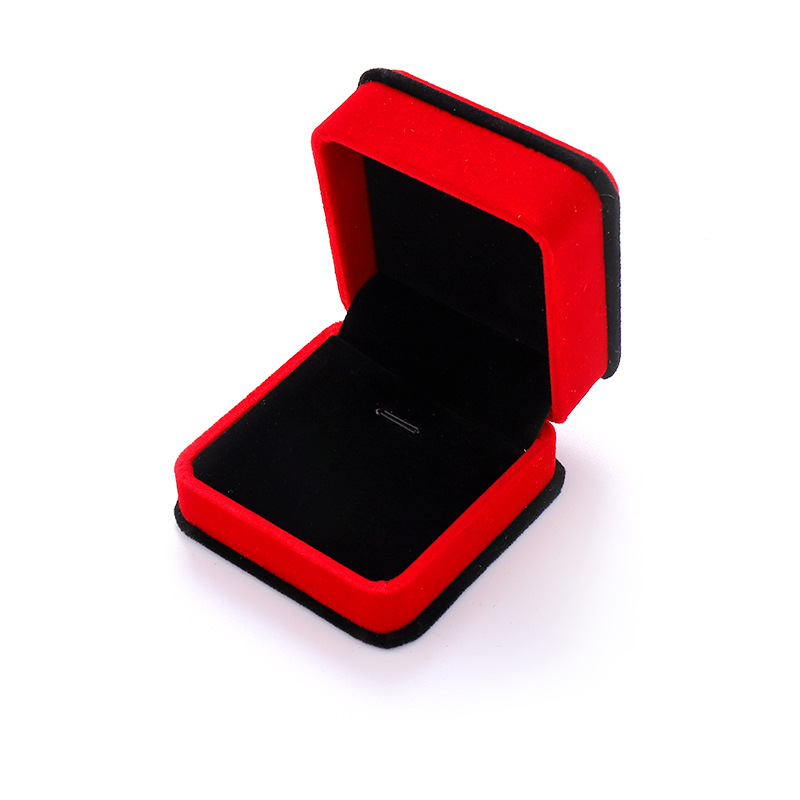 Moda exquisita caja de joyería anillo collar pulsera embalaje caja de papel caja de regalo de almacenamiento al por mayor