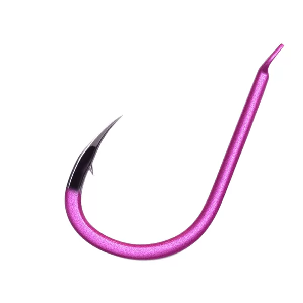 Purple Electric isini Yidou bulk barbed colorful fishhook new Guandong ghost teeth no barbed bulk fishhook