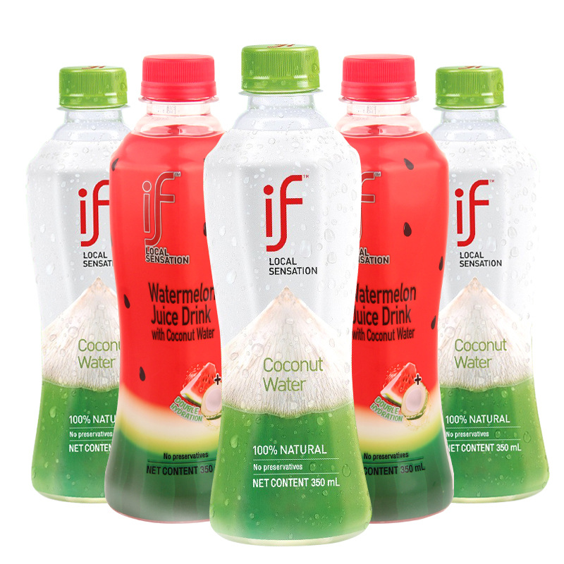 Thai Imported if Coconut Water 350ml Beverage 100% Coconut Green Water Nfc Juice Drink Wholesale Thai Coconut Green Water 5