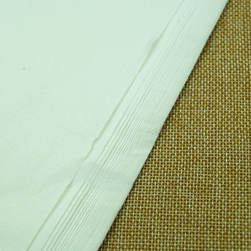 Marca Gud Pulpa de bambú semi-cocido papel Xuan arte caligrafía pintura especial principiante práctica arte boceto papel 8K papel Xuan