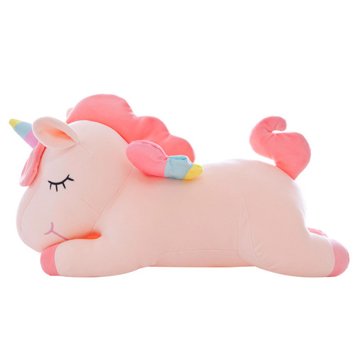 Cross-border unicorn pillow doll children's gift plush toy large doll toy stall gift wholesale