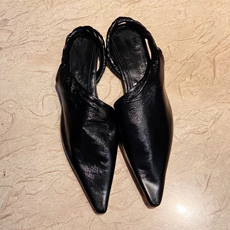 Am Same Style Pointed Toe Sandals for Women 2026 New Flat Closed-Toe Half Slippers High Heel Fashion Versatile Stiletto Mules Am Same Style Pointed Toe Sandals for Women 2026 New Flat Closed-Toe Half Slippers High Heel Fashion Versatile Stiletto Mules