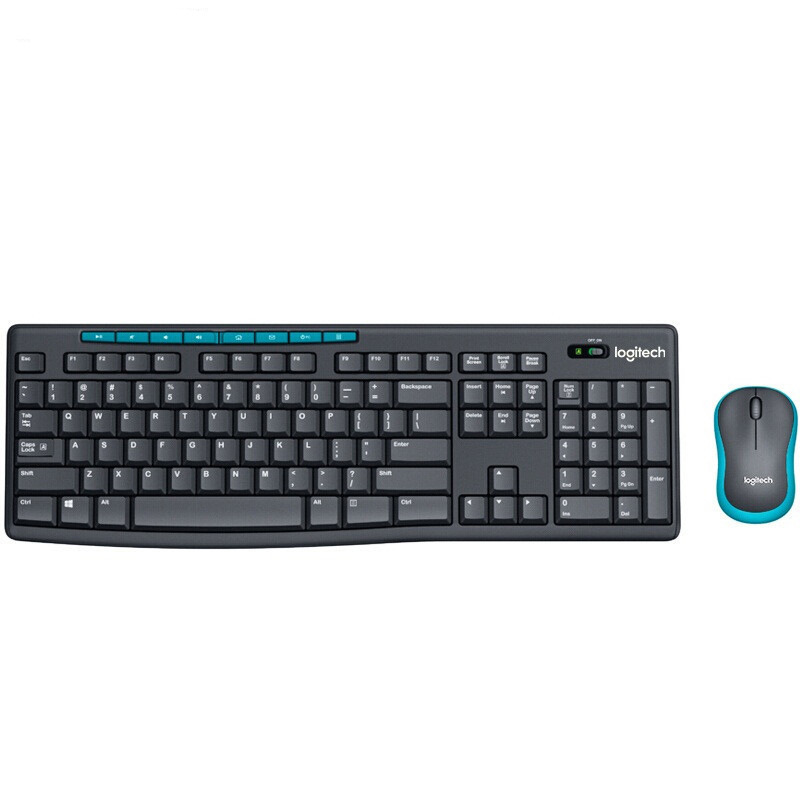 Logitech Mk270 Optical Wireless Keyboard and Mouse Set Mk275 Suitable for Multimedia Keyboard and Mouse Set Wholesale