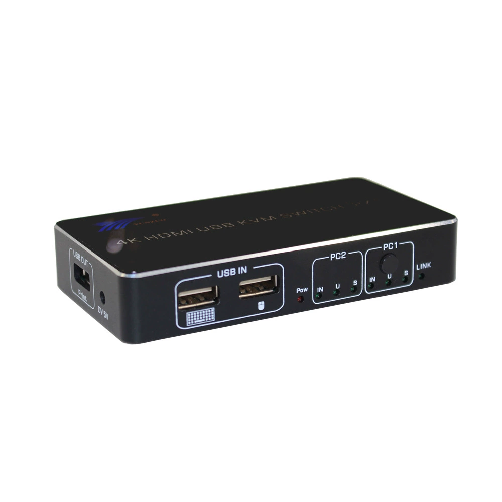 Операционный HDMI KVM-переключатель версии 2.0 4K60 two-in-one-out 2X1 разбивка экрана горячие клавиши USB мультиэкран