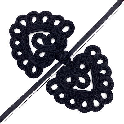 柏熙纽扣钮扣纯手工定型对扣孔雀古风旗袍大衣包装礼盒装饰盘扣|ms