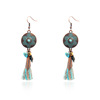 Retro ethnic fashionable earrings, ethnic style, European style, wholesale