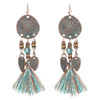 Retro ethnic fashionable earrings, ethnic style, European style, wholesale