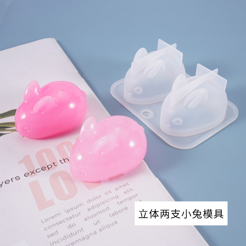 Cartoon three dimensional rabbit