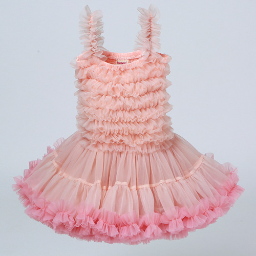 European and American children's clothing suspender princess skirt tutu skirt dress girls mesh cake skirt Children's Day tutu skirt