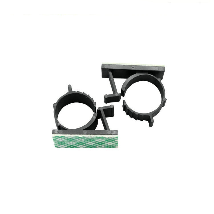 厂家批发 可调节卡扣式束线座 塑料粘式电线固定座 AWC-03 本色