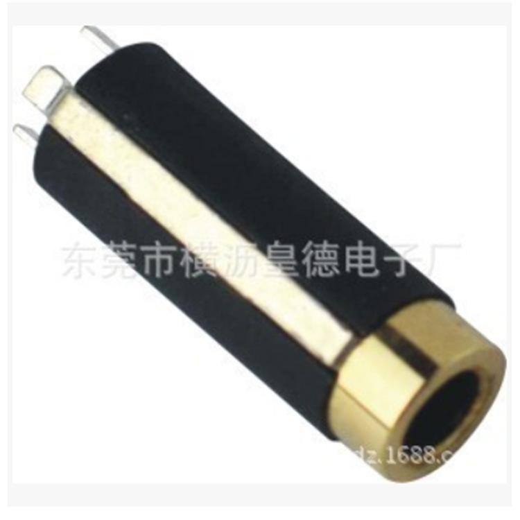 工厂直供3.5三极立体塑胶四极耳机母座5.9音频母座
