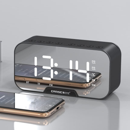 Reloj espejo Bluetooth con radio FM: regalo transfronterizo de primera calidad.
