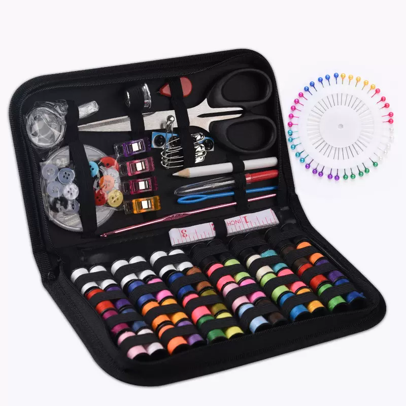 针线套装家用针线盒缝纫线手缝小卷手工缝衣针线包实用172件