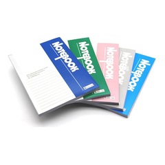 Qinglian 5560 A5 60-sheet soft copy notepad notebook can be spread flat at 180 degrees and is not easy to fall off.