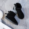 With bow, black