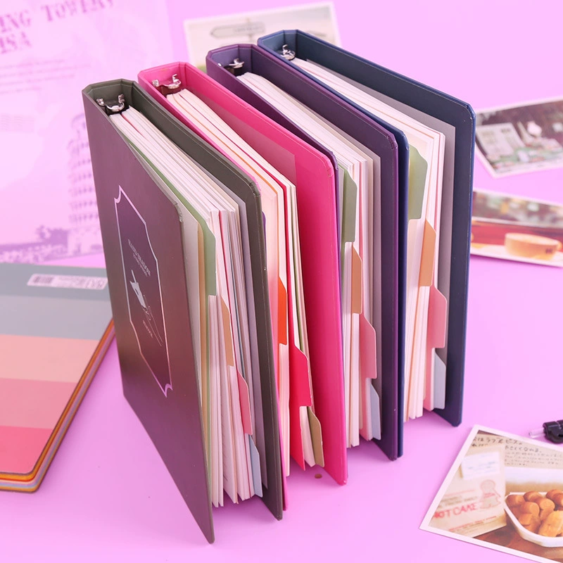 Ручная тень Мода Бизнес 120 страниц блокнот с вкладными листами обучение офис культурные принадлежности подарок дневник ручка толстая тетрадь