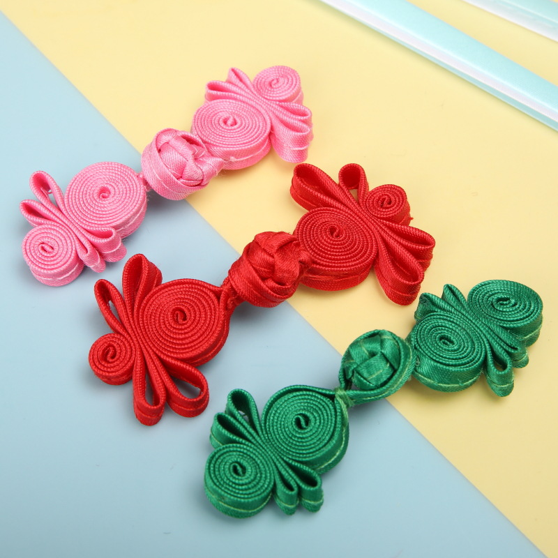 cnkn盘扣双叶葫芦手工旗袍扣子民族风演出服唐装古典上衣喜贴纽扣