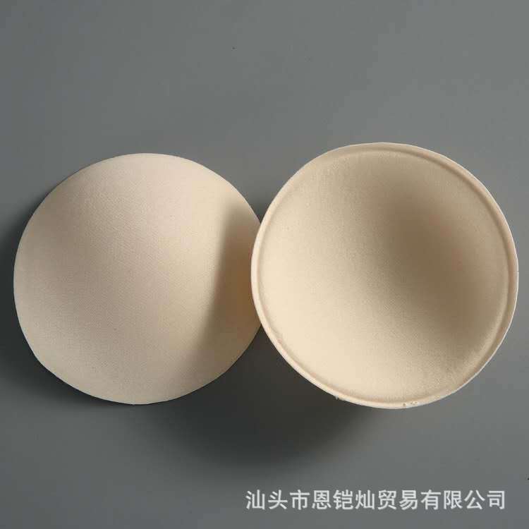 Sujetador esponja almohadilla de pecho deportes anti-Exposición de algodón que absorbe el sudor estera fabricante de comercio exterior triángulo redondo pad