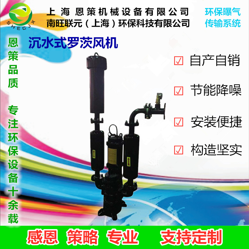 NCW沉水鼓风机河道生态治理特定设备防水防腐一体化用罗茨鼓风机