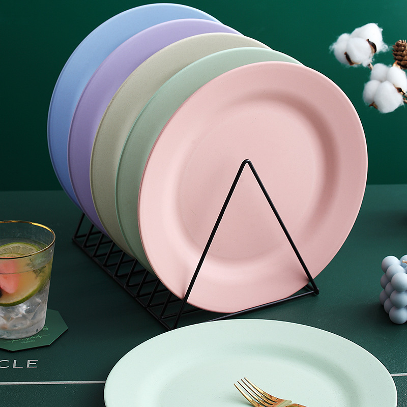 28cm Pizza Plate Home Western Food Plate Creative Matt round flat plate 11 inch large breakfast rice plate