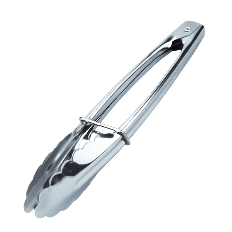 Pinzas para alimentos de acero inoxidable, pinzas para postres, pinzas para alimentos fritos, pinzas para carne de barbacoa, pinzas para buffet, pinzas para pan, utensilios para hornear.