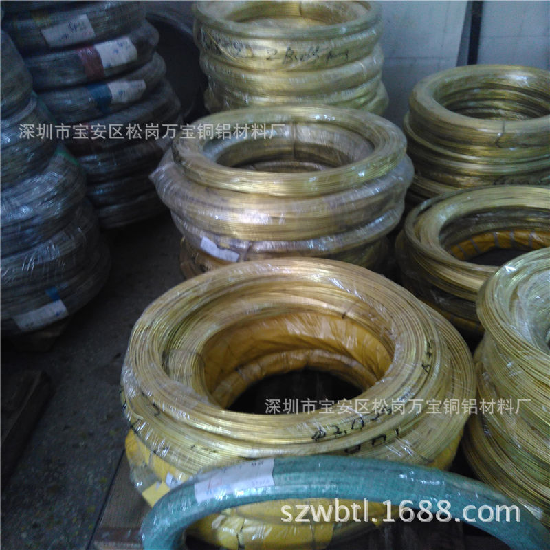 订h68铆钉黄铜线 C2680黄铜软线 万宝生产轴装黄铜线丝