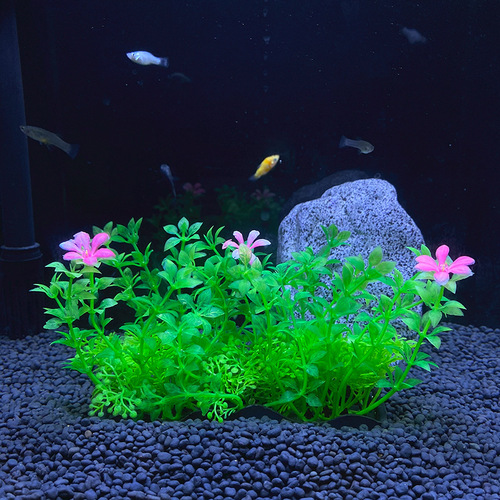 Plastic Fake Grass Aquarium Decoration Plant Landscape Fabric for DIY Fish Tank, Large and Small Sizes, Factory Direct Sale and Wholesale